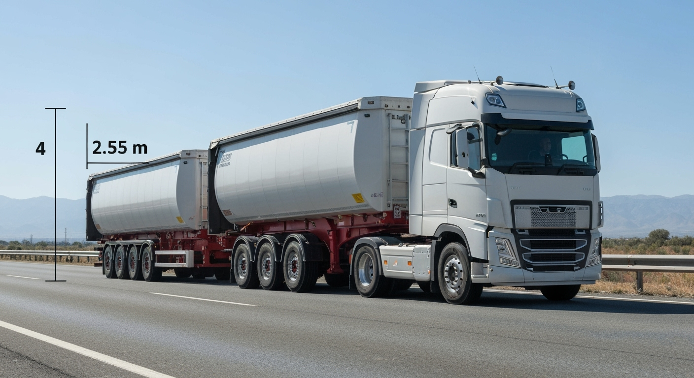 Wymiary TIRa - jaka jest dopuszczalna wysokość, długość i szerokość? 2